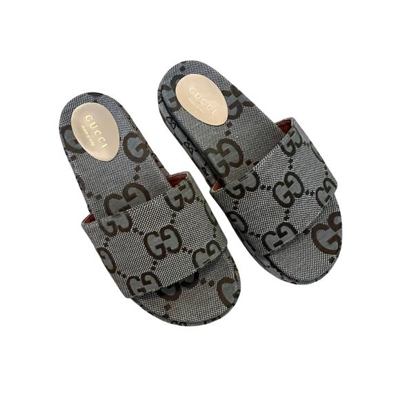 NWOT Gucci Brown Slides - Picture 6 of 7